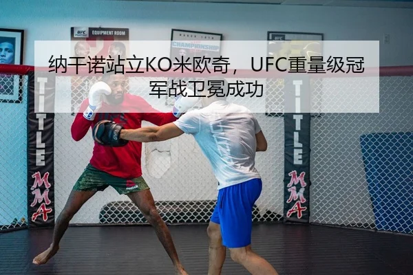 纳干诺站立KO米欧奇，UFC重量级冠军战卫冕成功